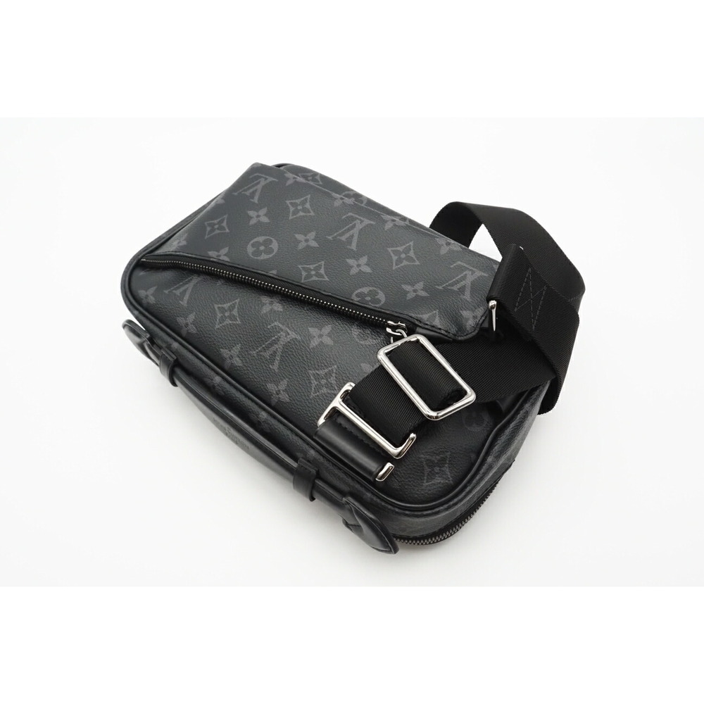 Louis Vuitton Bum Black Monogram Gray Eclipse Bag